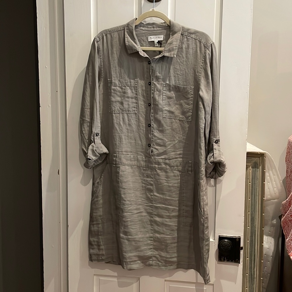 Michael Stars Women’s shirt dress NWT Sz L